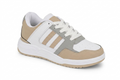 ShoeMoon Urban Plus Retro Stripe Sneaker(Beige & White)