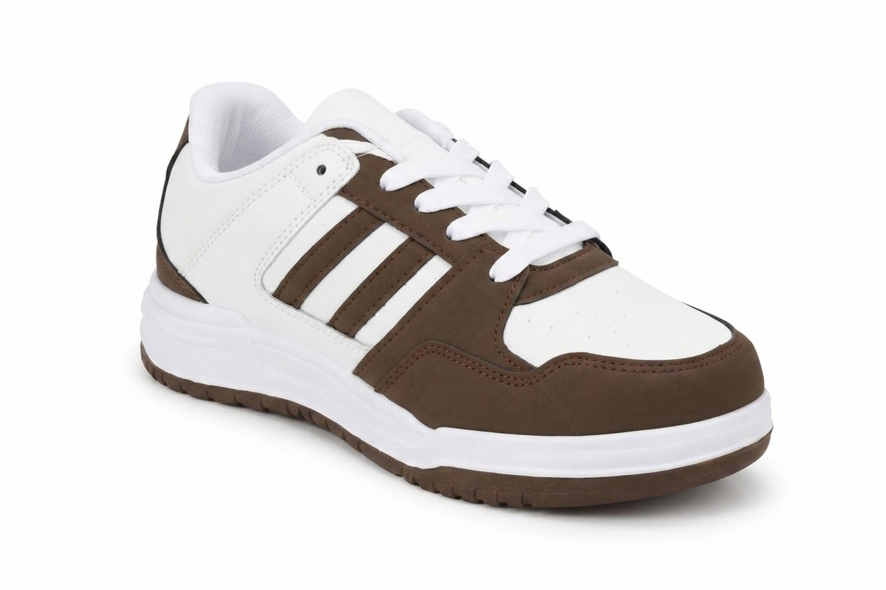 ShoeMoon Urban Plus Retro Stripe Sneaker(Brown)