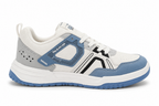 Premium Accent Sneaker(Off White- Blue-Gray)