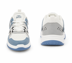 Premium Accent Sneaker(Off White- Blue-Gray)