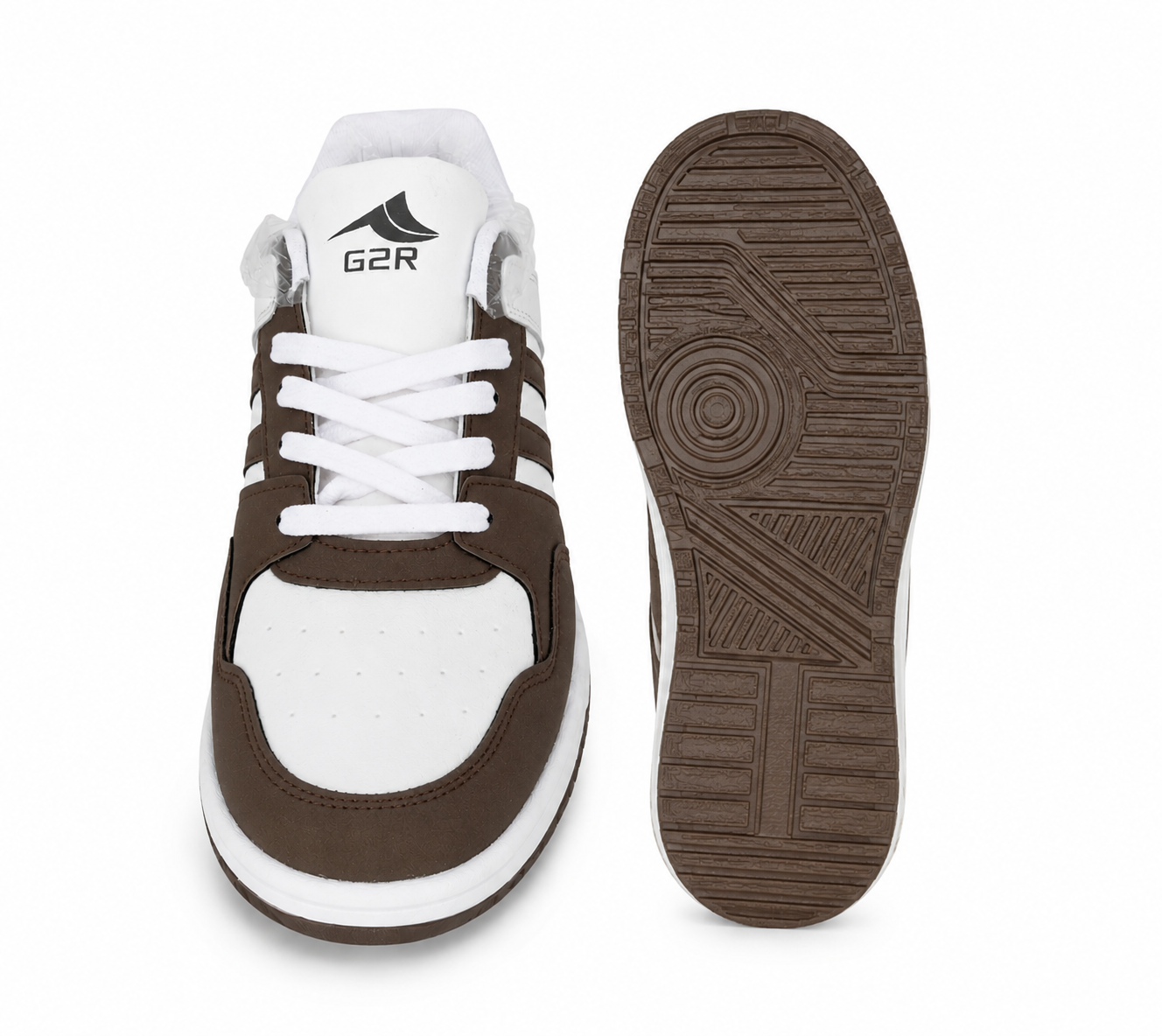 ShoeMoon Urban Plus Retro Stripe Sneaker(Brown)