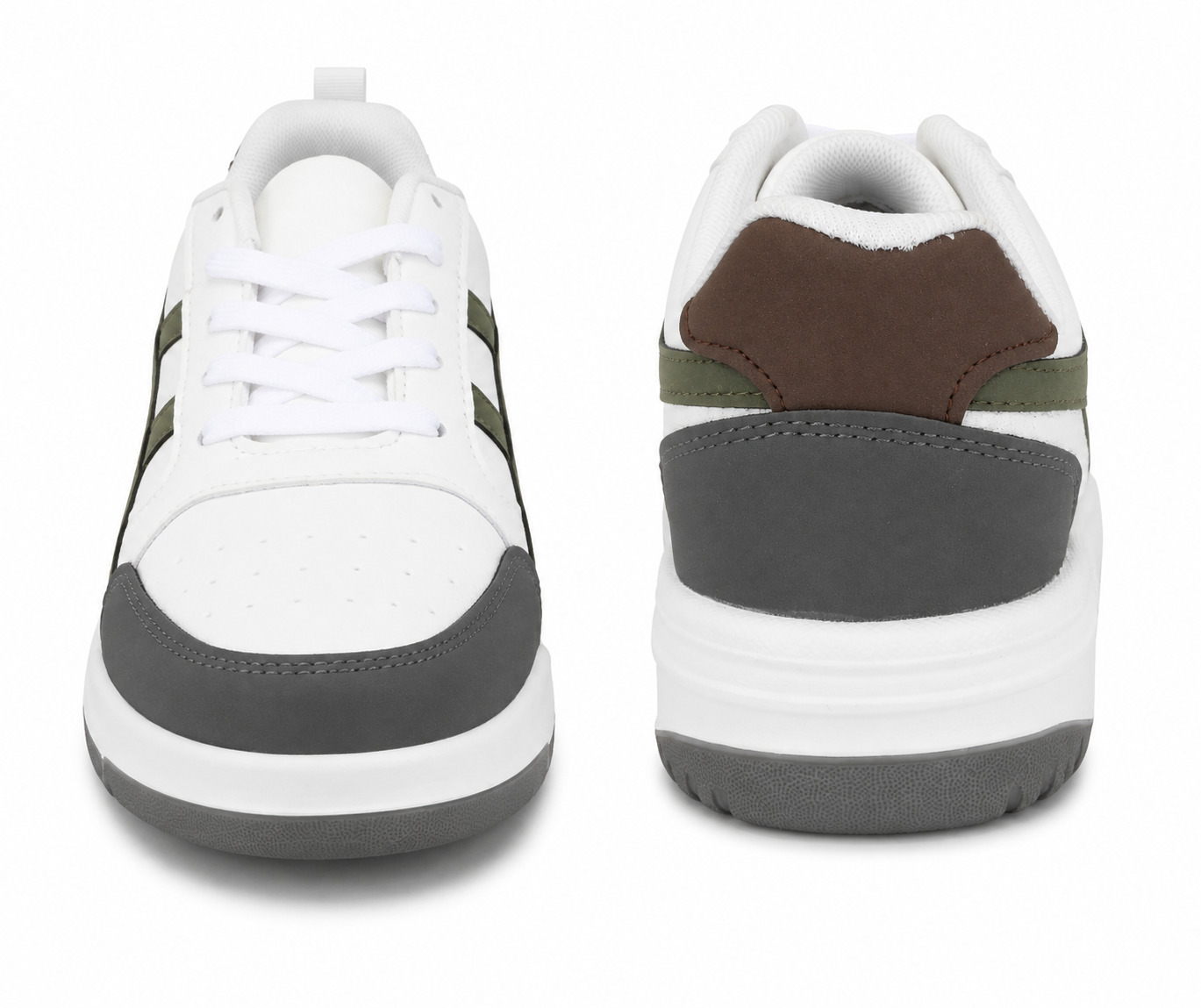 ShoeMoon Tiger Street Classic Sneaker (Green & White)