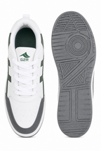 ShoeMoon Tiger Street Classic Sneaker (Green & White)
